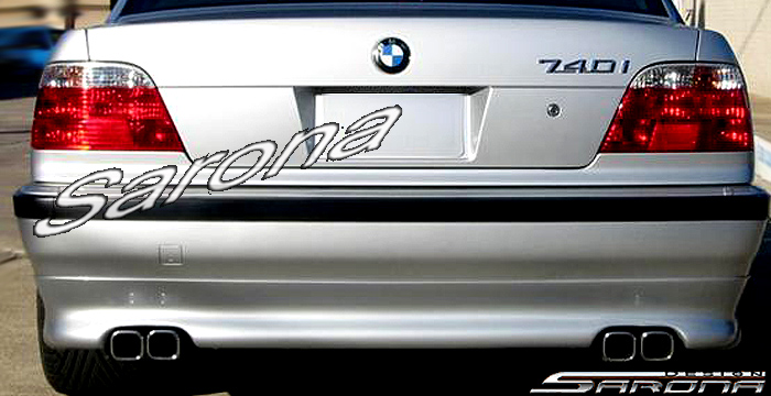 Custom BMW 7 Series  Sedan Rear Add-on Lip (1995 - 2001) - $425.00 (Part #BM-012-RA)